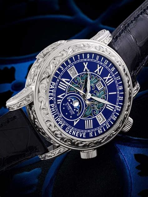 patek philippe grand complications mechanical silver dial mens|patek philippe sky moon tourbillon price.